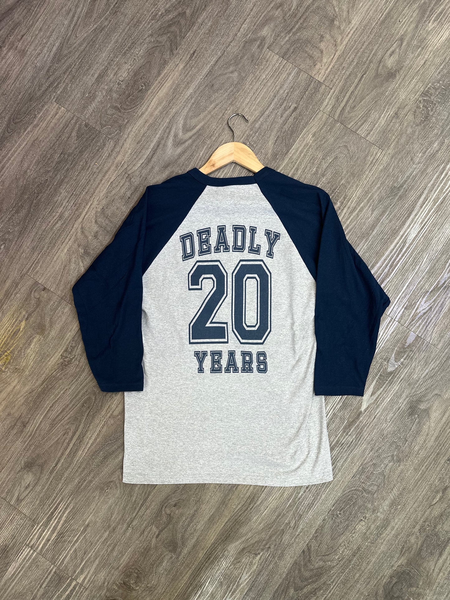 Deadly 20th Anniversary Limited Edition Unisex Baseball Tee