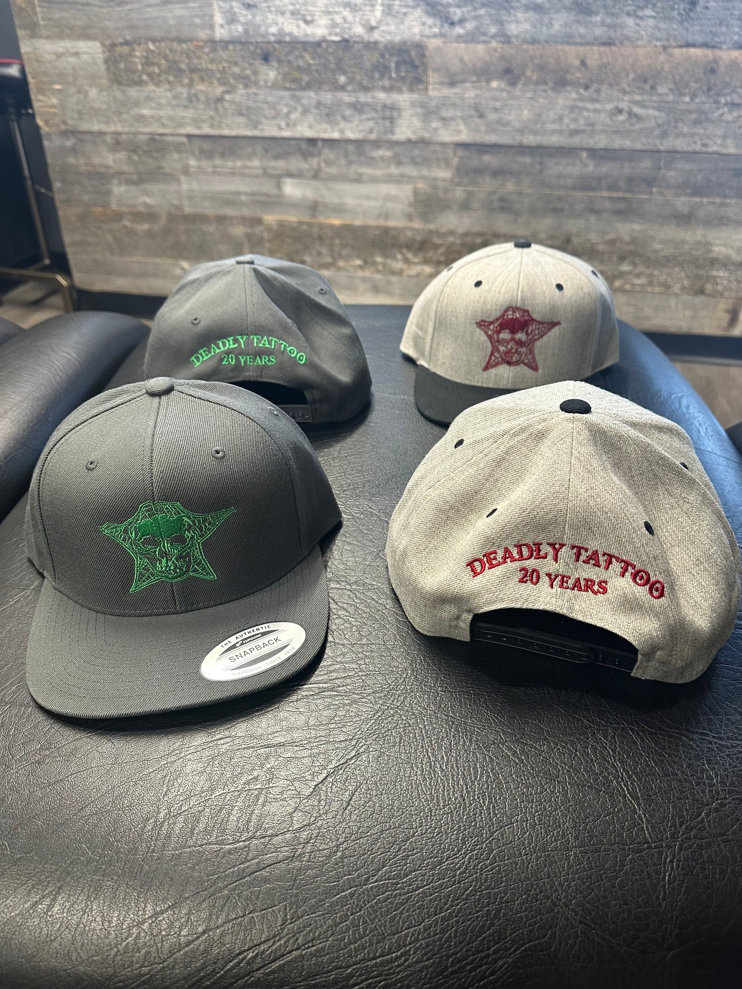 Deadly 20th Anniversary Edition Skull Flatbill Snapback Hats
