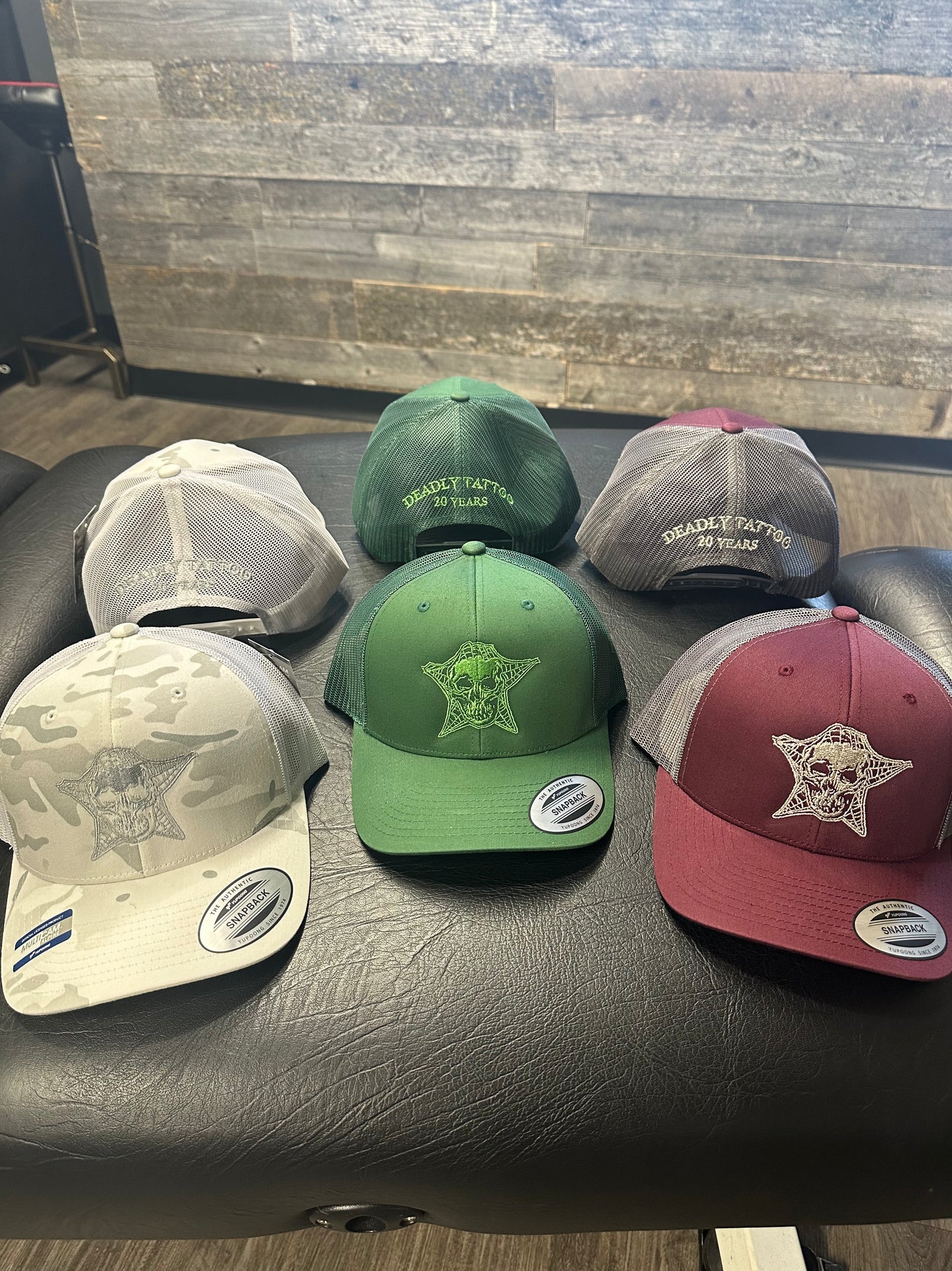 Deadly 20th Anniversary Edition Skull Snapback Trucker Hats