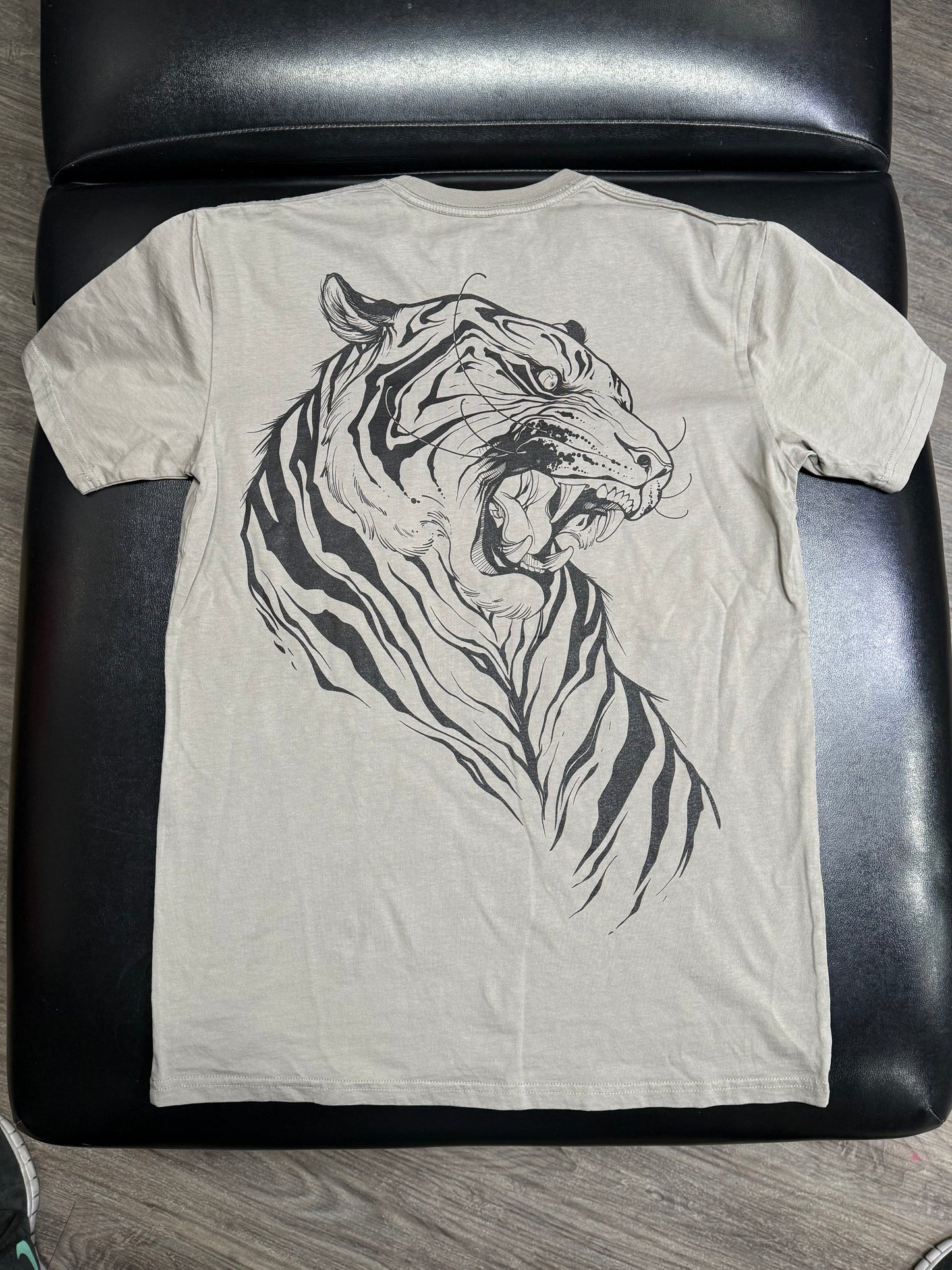 Tiger Unisex Deadly Faded Dust Colour T-shirt