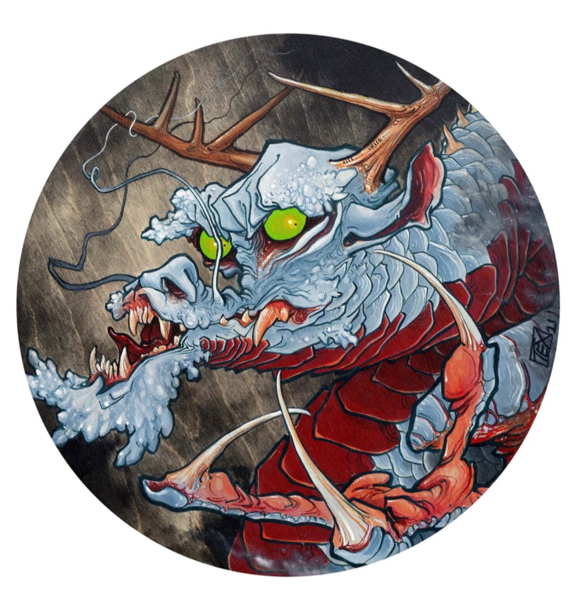 Blue Circle Dragon