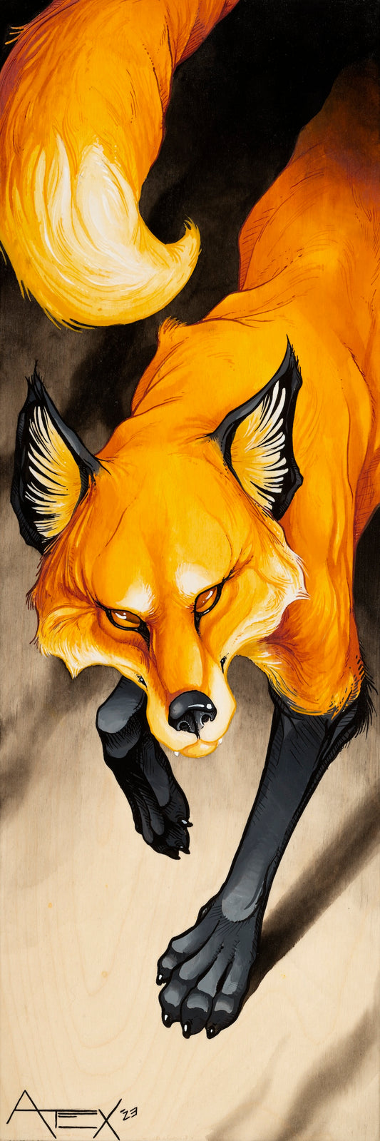 Crawling Fox