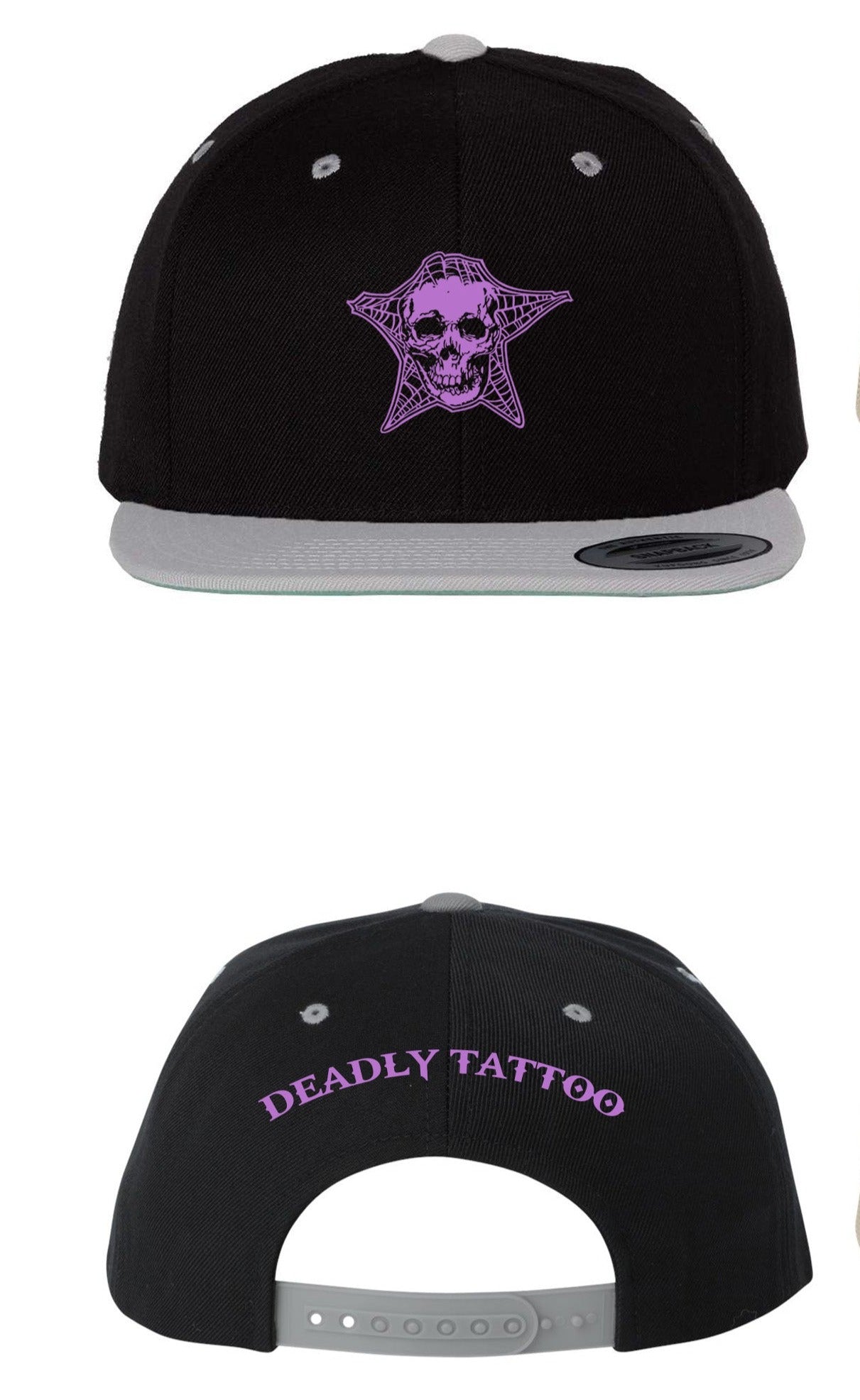 Deadly Skull Flat Brim Hats