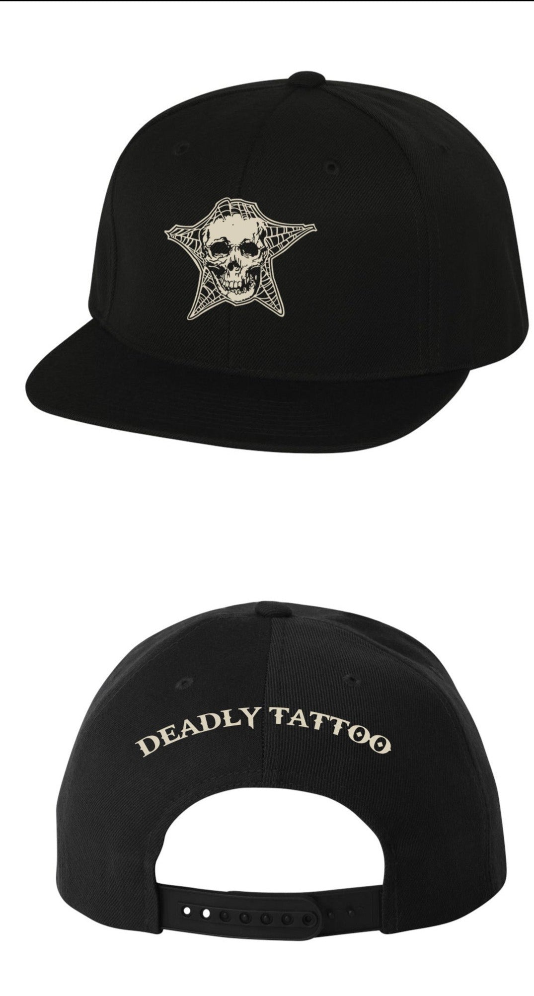 Deadly Skull Flat Brim Hats