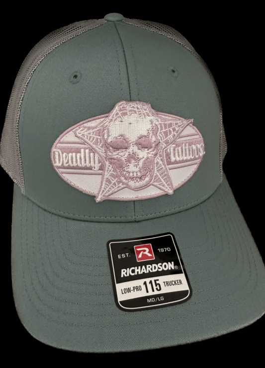 Deadly Logo Skull Low Pro Trucker Cap
