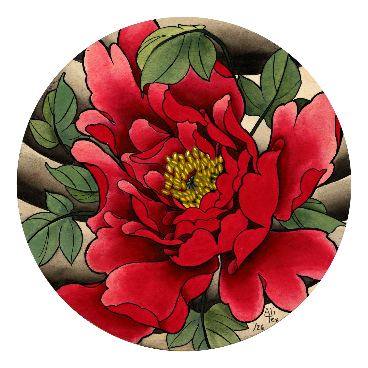 Red Peony